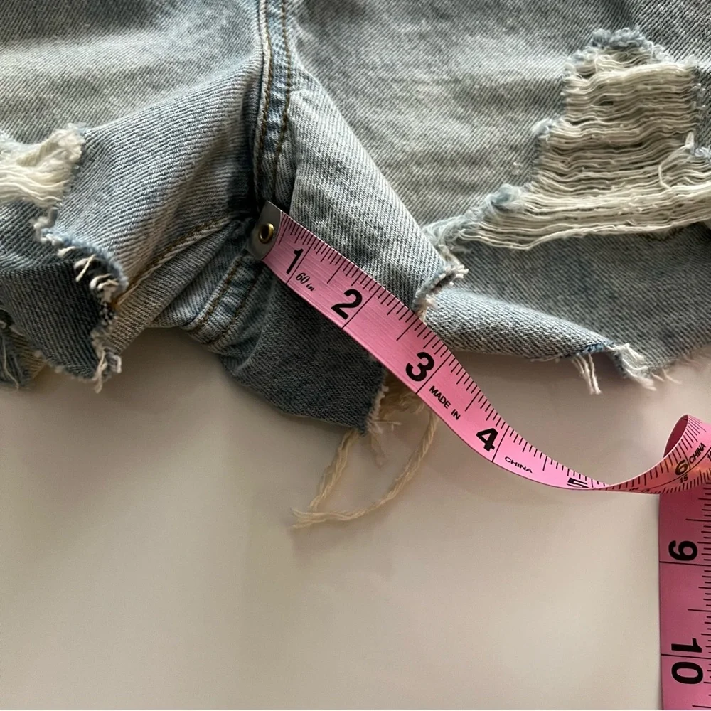 BLANKNYC cut-off shortalls, blue, 24 - Picture 8 of 10